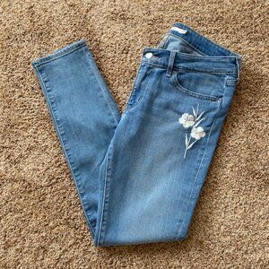 Levi's 711 Embroidered Skinny Stretch Jean - Size 29